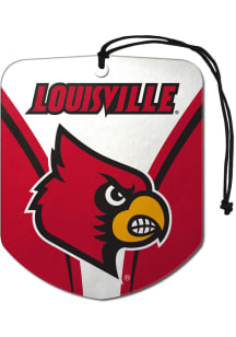 Sports Licensing Solutions Louisville Cardinals 2pk Shield Auto Air Fresheners - Red