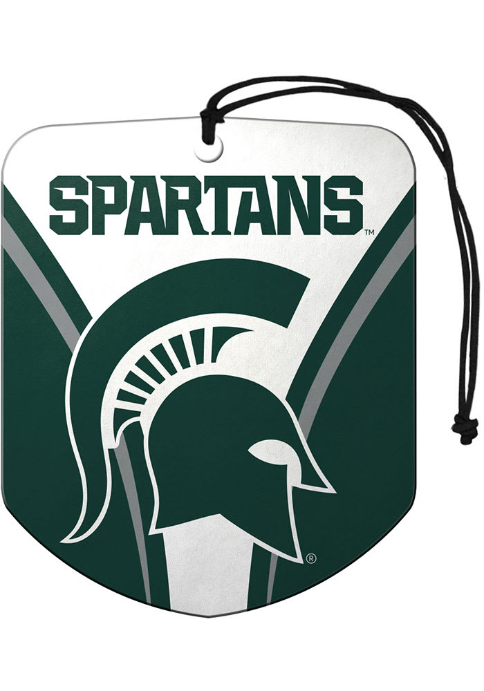 Sports Licensing Solutions Michigan State Spartans 2 Pack Shield Auto Air Fresheners - Green