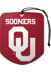 Sports Licensing Solutions Oklahoma Sooners 2 Pack Shield Auto Air Fresheners - Red