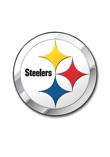 Sports Licensing Solutions Pittsburgh Steelers Die Cut Color Car Emblem - Silver