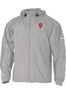 Mens Indiana Hoosiers Grey Columbia Prodigy Light Weight Jacket