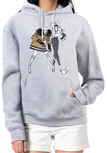 4Her Vegas Golden Knights Womens Grey Hockey Girls Hooded Sweatshirt