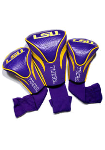 LSU Tigers 3 Pack Contour Golf Headcover