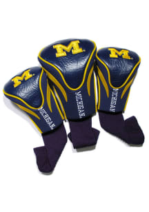 Michigan Wolverines 3 Pack Contour Golf Headcover