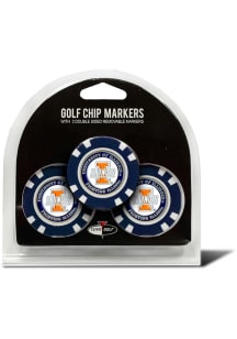 Illinois Fighting Illini 3 Pack Poker Chip Golf Ball Marker