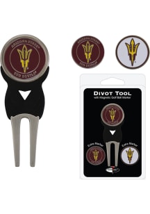 Arizona State Sun Devils Divot Tool With 3 Marker Pack Golf Ball Marker