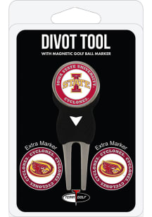 Iowa State Cyclones Divot Tool With 3 Marker Pack Golf Ball Marker