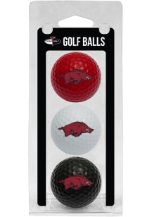 Arkansas Razorbacks 3 Pack Golf Balls