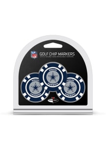 Dallas Cowboys 3pk Poker Chip Golf Ball Marker