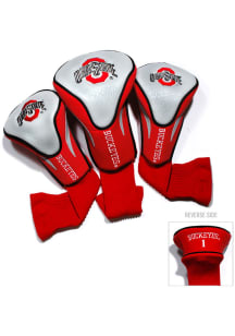 Ohio State Buckeyes 3 Pack Contour Golf Headcover