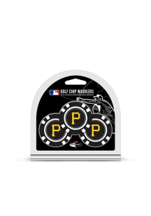 Pittsburgh Pirates 3 Pack Poker Chip Golf Ball Marker