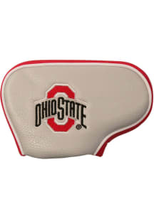 Grey Ohio State Buckeyes Blade Putter Cover