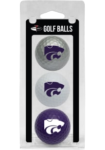 K-State Wildcats 3 Pack Golf Balls