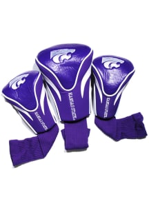 Purple K-State Wildcats 3 Pack Contour Golf Headcover