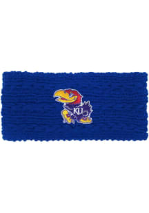 KU Jayhawks Blue Adaline Womens Twist Knit Earband