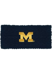 Michigan Wolverines Navy Blue Adaline Womens Twist Knit Earband