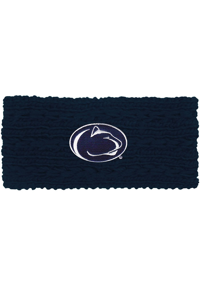 Penn State Nittany Lions Navy Blue Adaline Womens Twist Knit Earband