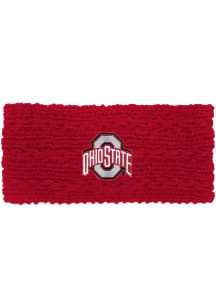 Ohio State Buckeyes Red Adaline Womens Twist Knit Earband