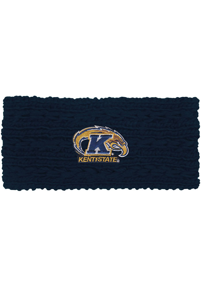 Kent State Golden Flashes Navy Blue Adaline Womens Twist Knit Earband