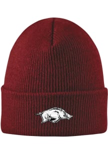 LogoFit Arkansas Razorbacks Red Northpole Cuffed Mens Knit Hat