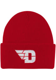 LogoFit Dayton Flyers Northpole Beanie Baby Knit Hat - Red