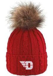 LogoFit Dayton Flyers Red Alps Pom Womens Knit Hat