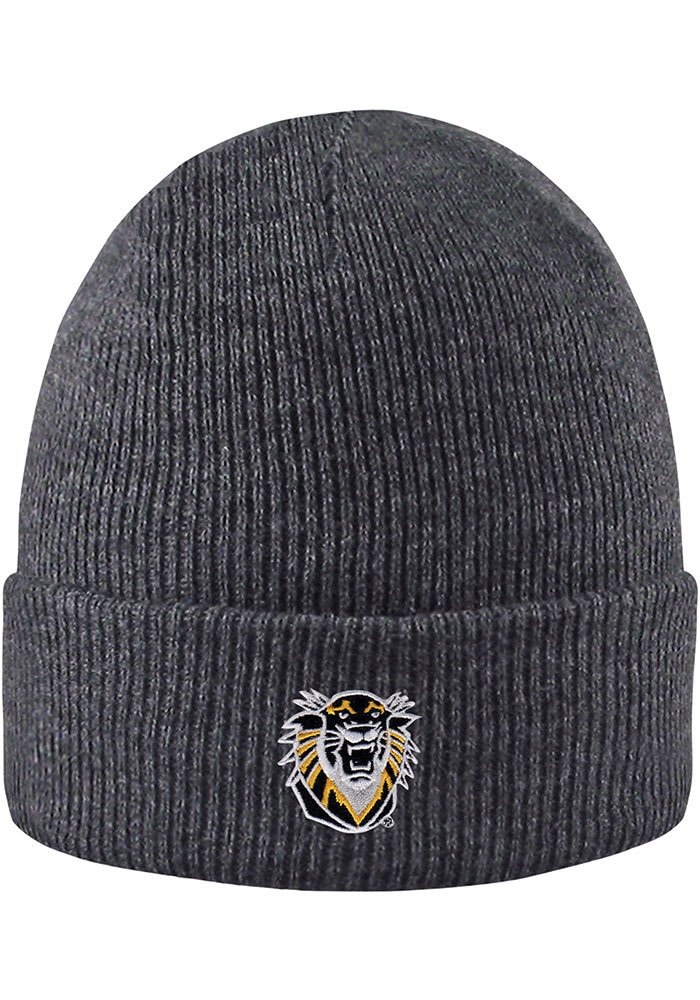 LogoFit Fort Hays State Tigers Grey Northpole Cuffed Mens Knit Hat