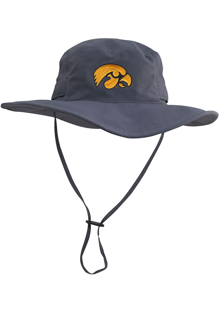 LogoFit Iowa Hawkeyes Grey Boonie Bucket Hat