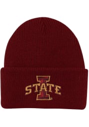 LogoFit Iowa State Cyclones Northpole Beanie Baby Knit Hat - Cardinal