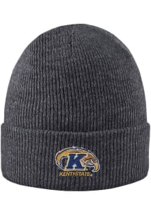 LogoFit Kent State Golden Flashes Grey Northpole Cuffed Mens Knit Hat