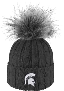 Michigan State Spartans LogoFit Alps Pom Womens Knit Hat - Charcoal