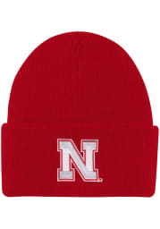 LogoFit Nebraska Cornhuskers Northpole Beanie Baby Knit Hat - Red