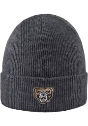 LogoFit Oakland University Golden Grizzlies Grey Northpole Cuffed Mens Knit Hat