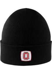 LogoFit Ohio State Buckeyes Black Northpole Cuffed Mens Knit Hat