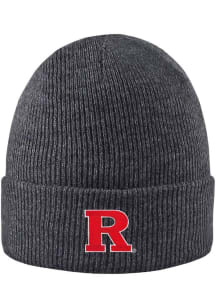 Rutgers Scarlet Knights LogoFit Northpole Cuffed Mens Knit Hat - Grey