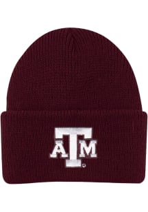 LogoFit Texas A&amp;M Aggies Northpole Beanie Baby Knit Hat - Maroon