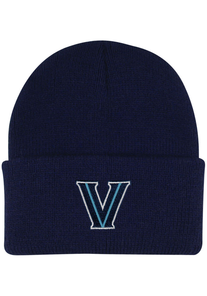 LogoFit Villanova Wildcats Northpole Beanie Baby Knit Hat - Navy Blue