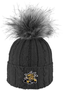 LogoFit Wichita State Shockers Charcoal Alps Pom Womens Knit Hat