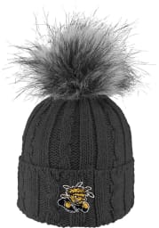 LogoFit Wichita State Shockers Charcoal Alps Pom Womens Knit Hat