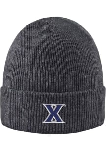 LogoFit Xavier Musketeers Grey Northpole Cuffed Mens Knit Hat