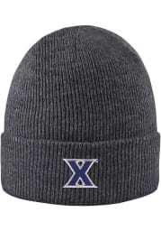 LogoFit Xavier Musketeers Grey Northpole Cuffed Mens Knit Hat