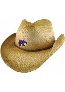 K-State Wildcats LogoFit Wrangler Mens Bucket Hat - Brown