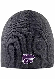 LogoFit K-State Wildcats Charcoal Everest Mens Knit Hat