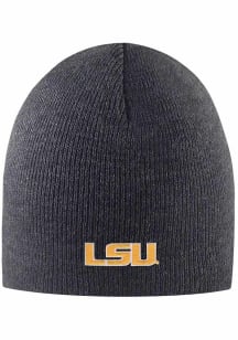 LogoFit LSU Tigers Grey Everest Knit Mens Knit Hat