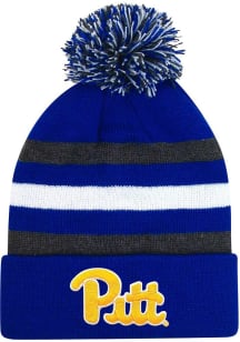 Pitt Panthers LogoFit Youth Mascot Pom Youth Knit Hat - Blue