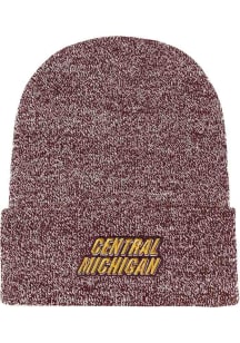 LogoFit Central Michigan Chippewas Red Bueller Cuff Mens Knit Hat