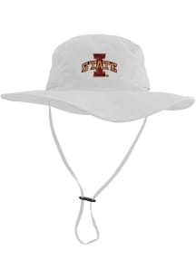 LogoFit Iowa State Cyclones White Boonie Mens Bucket Hat
