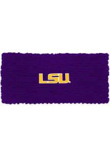 LogoFit LSU Tigers Purple Adaline Headband Womens Knit Hat