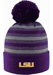 LogoFit LSU Tigers Purple Doc Knit Mens Knit Hat