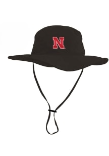 Nebraska Cornhuskers LogoFit Boonie Mens Bucket Hat - Black